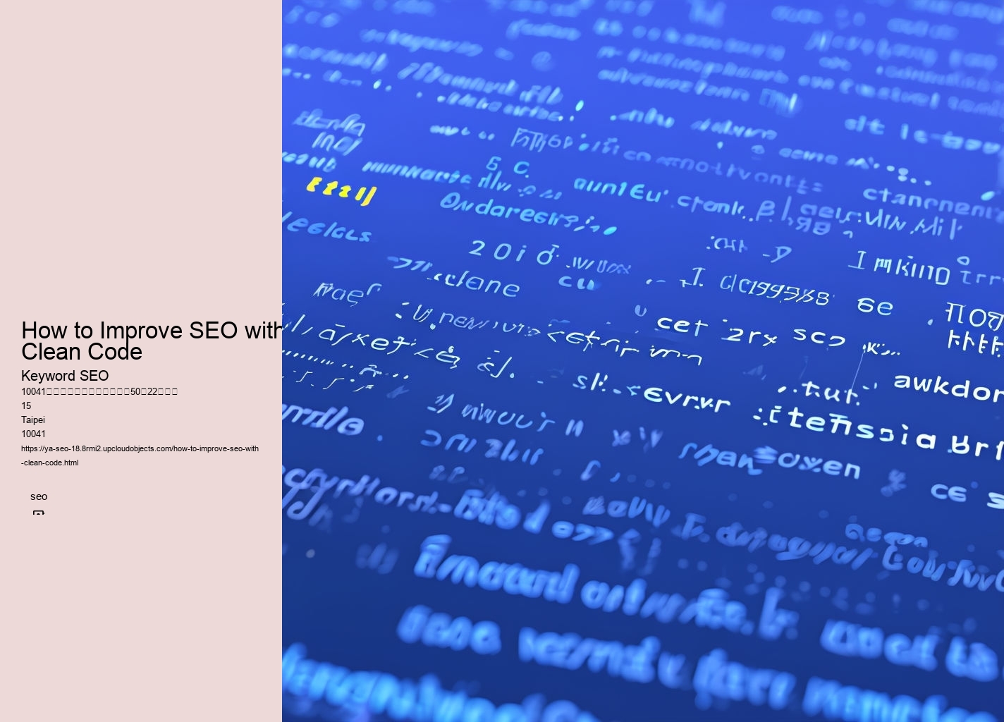 How to Improve SEO with Clean Code